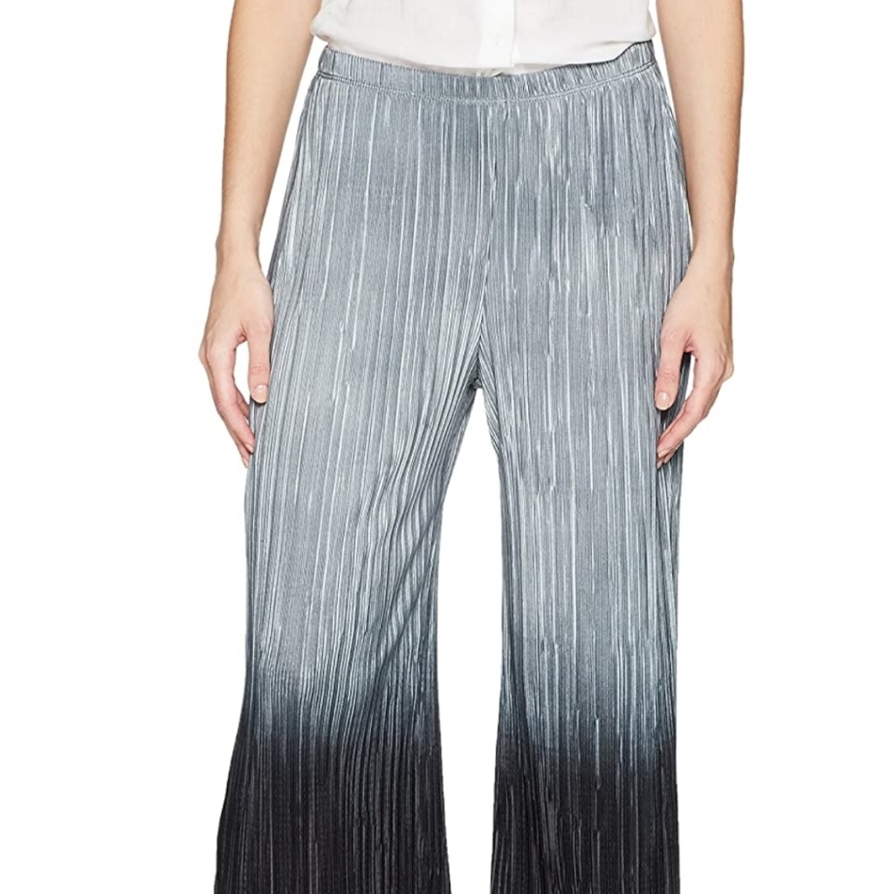 Three dots Ombre below the knee midi high waisted